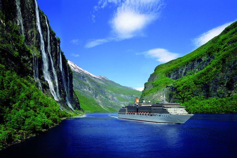 P&O's Arcadia explores the Norwegian Fjords